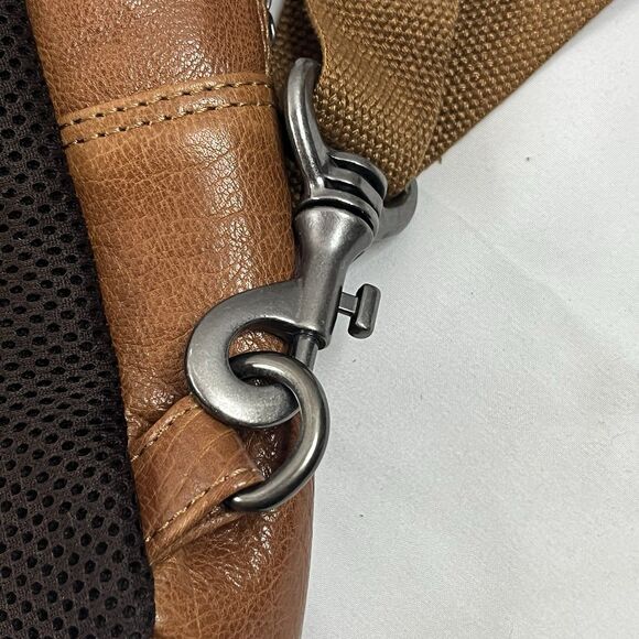 Spikes & Sparrow Leather Sling Bag ONE SHOULDER BACKPACK  BROWN - Picture 9 of 16